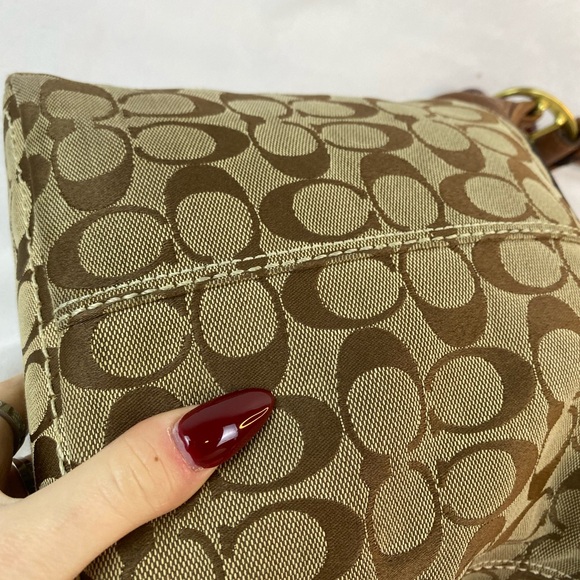 vintage coach bleeker duffle signature bag - Picture 8 of 12